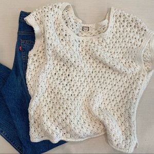Mo:vint Crochet Sweater Top